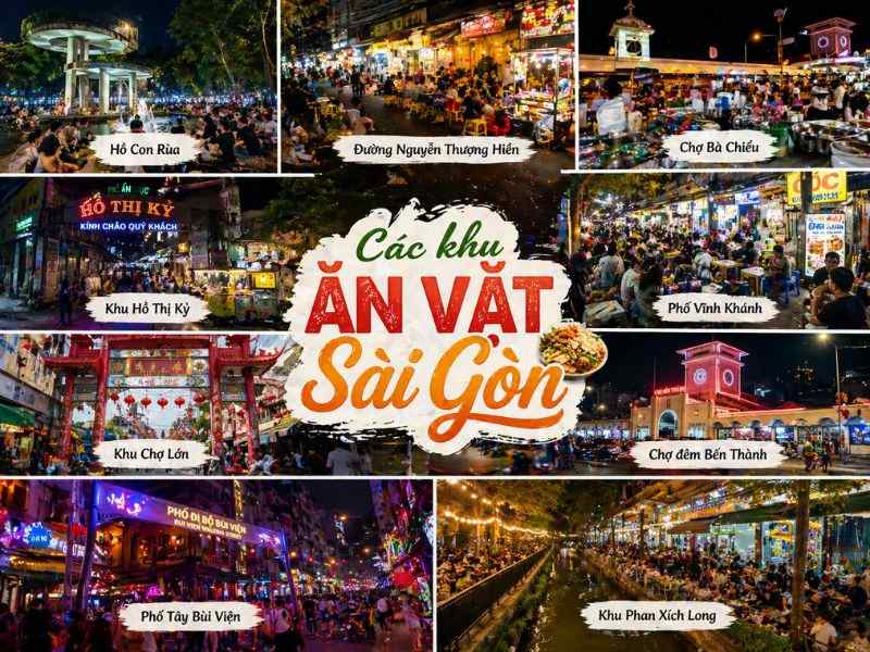 khu ăn vặt sài gòn nên đến
