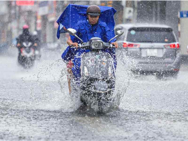 Con đường hay bị ngập nước ở Sài Gòn