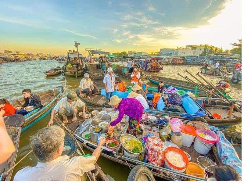 Chợ nổi Cái Răng Cần Thơ