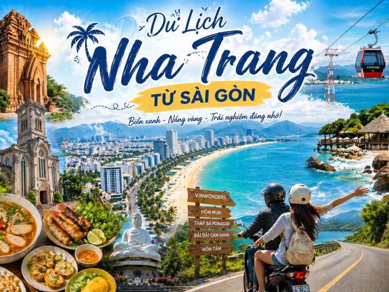 du lịch Nha Trang từ Sài Gòn