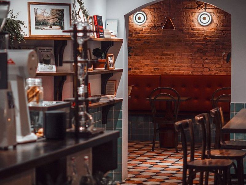 Okkio Caffe đẹp, nhiều góc checkin