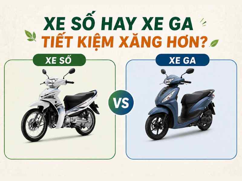 Dòng xe máy tiết kiệm xăng
