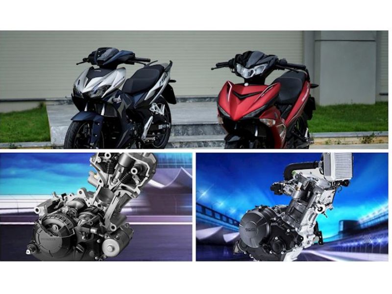 so sánh động cơ Yamaha Exciter và Winner X